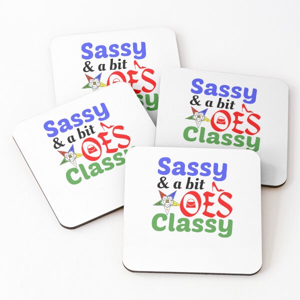 Item preview,  OES Order Of The Eastern Star Logo Sisterhood Sassy & Classy designed and sold by TopTeeShop.