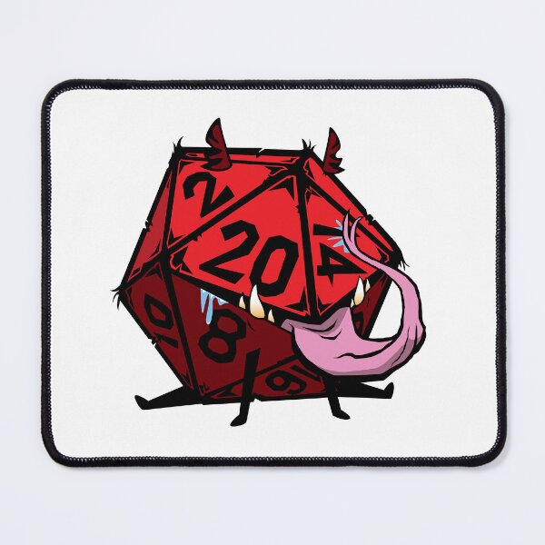 Item preview, D20 Dice mimic pup RED designed and sold by GrimsD20s.