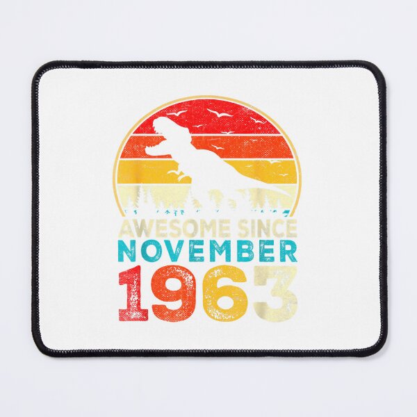 Item preview, Awesome Since November 1963 59th Birthday Boy Dinosaur Gifts designed and sold by TGMerwin.