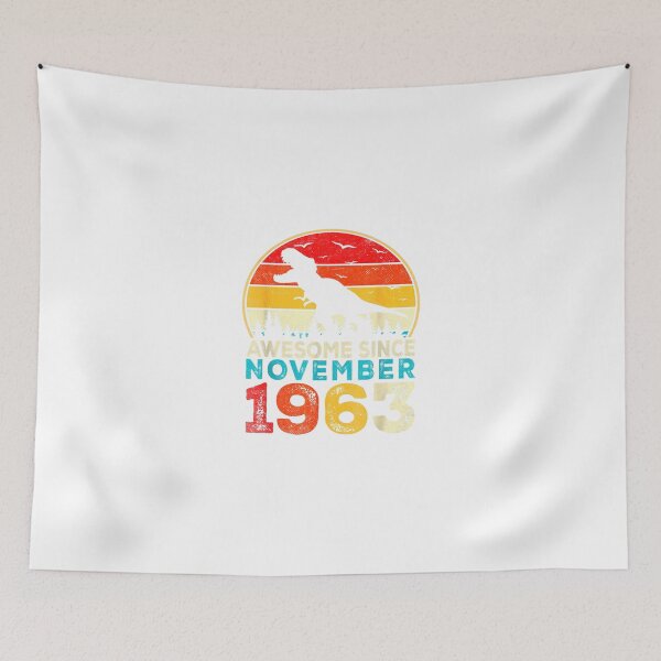 Item preview, Awesome Since November 1963 59th Birthday Boy Dinosaur Gifts designed and sold by TGMerwin.