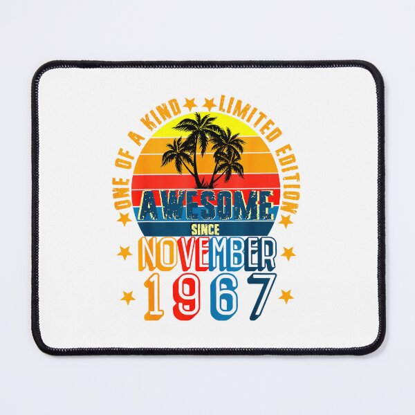 Item preview, Awesome Since November 1967 Vintage 55th Birthday designed and sold by TGMerwin.