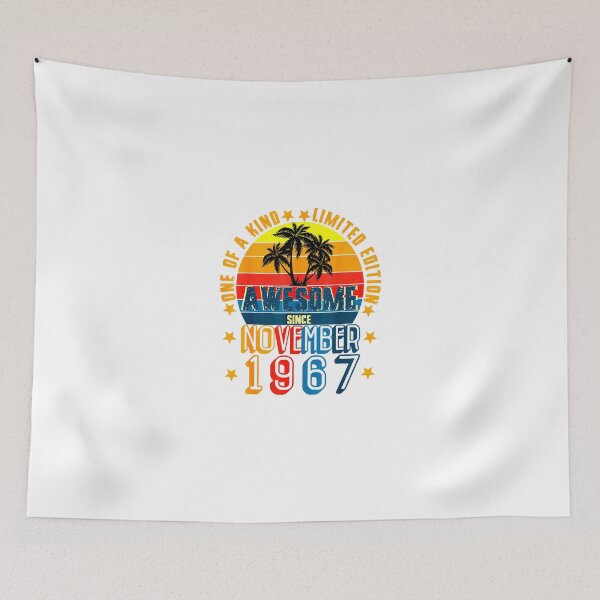 Item preview, Awesome Since November 1967 Vintage 55th Birthday designed and sold by TGMerwin.