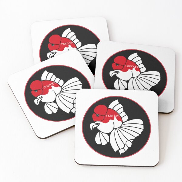 Item preview, Red and White Oranda Goldfish Logo B2 designed and sold by Nosnah.