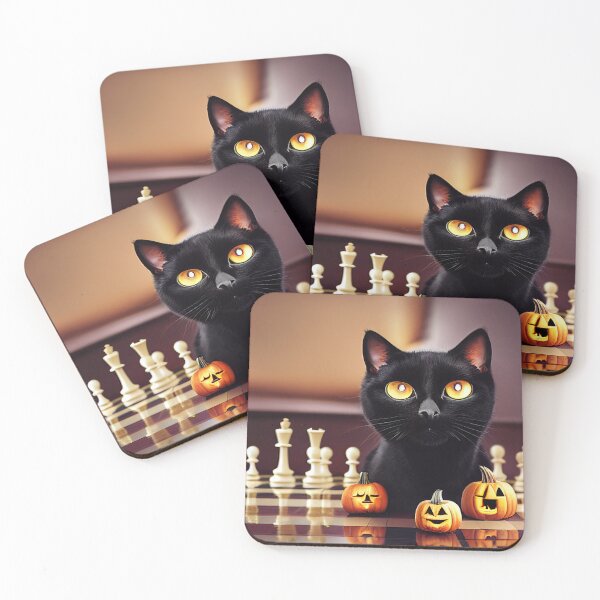 Item preview, Grandmeowster vol.2 (Halloween edition) designed and sold by Arhe-Chess-Art.