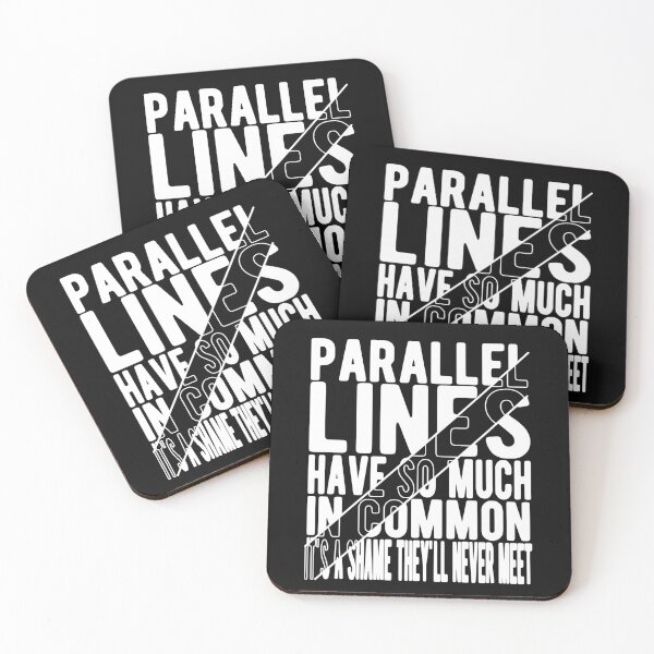 Item preview, Parallel Lines Have So Much In Common designed and sold by samah82.