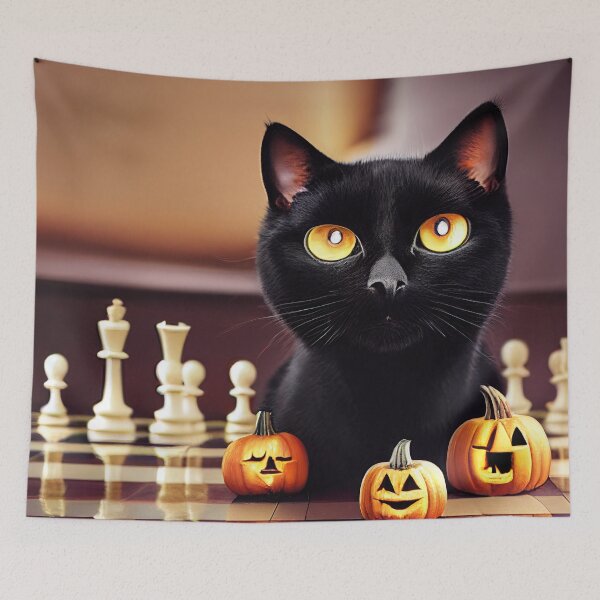 Item preview, Grandmeowster vol.2 (Halloween edition) designed and sold by Arhe-Chess-Art.