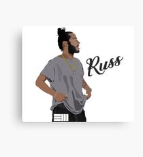 Russ Cartoon Metal Print