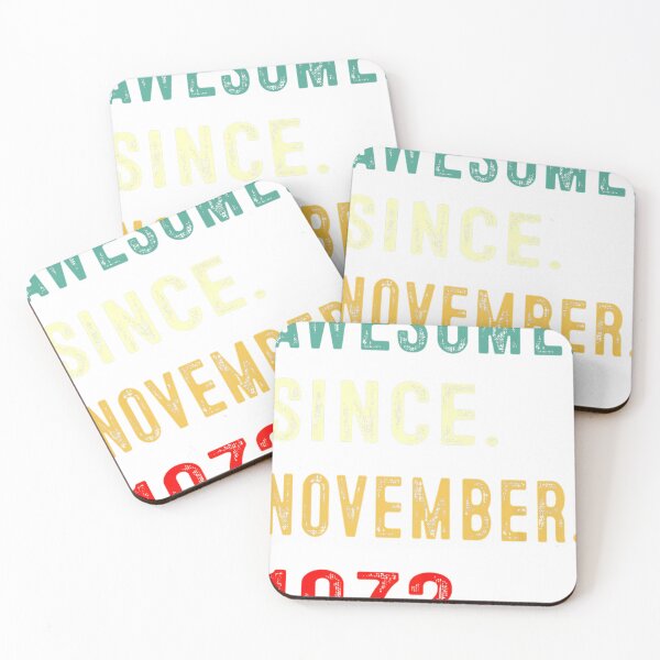 Item preview, Awesome Since November 1972 50th Birthday 50 Years Old Gifts Premium designed and sold by TGMerwin.