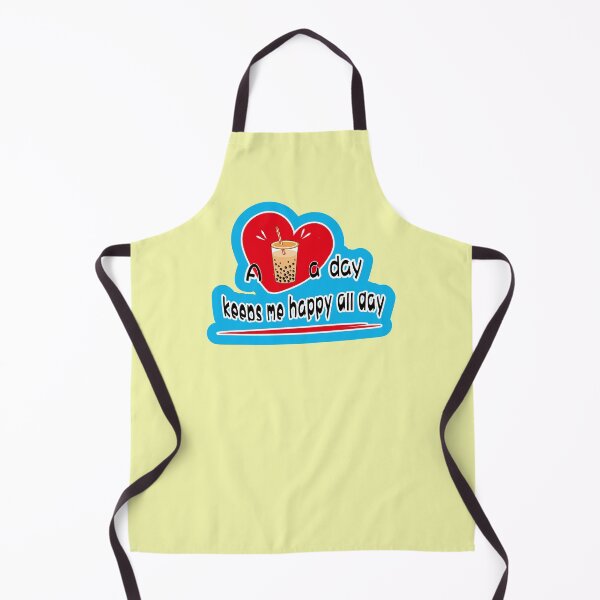 Item preview, bubble tea a day keeps me happy all day_ for bubble tea lover / boba tea lover _taiwan street food blue designed and sold by jessie848v.