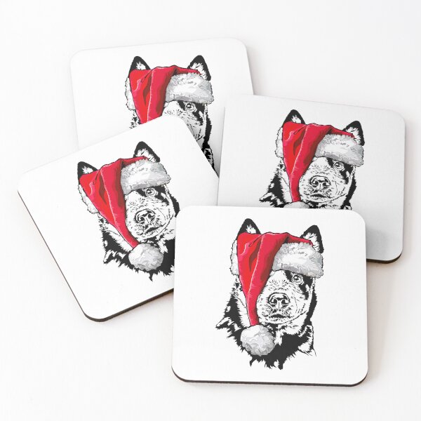 Item preview, Santa Australian Cattle Dog Heeler Christmas Dog Canine designed and sold by dogarts.
