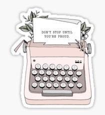 Don't Stop Sticker