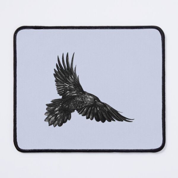 Item preview, Raven in flight designed and sold by GraceBakerd.