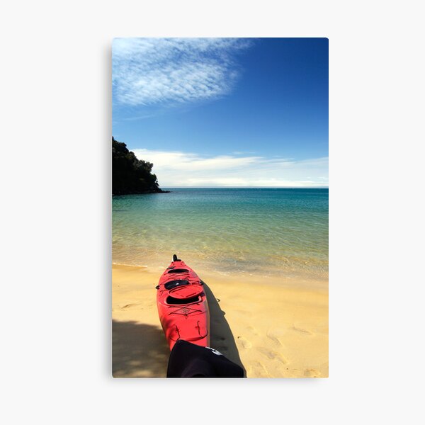 Red Kayak Canvas Print