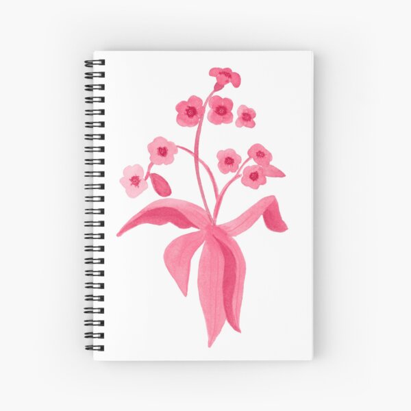 watercolor flowers Spiral Notebook