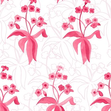 Artwork thumbnail, watercolor flowers by Aquilicun