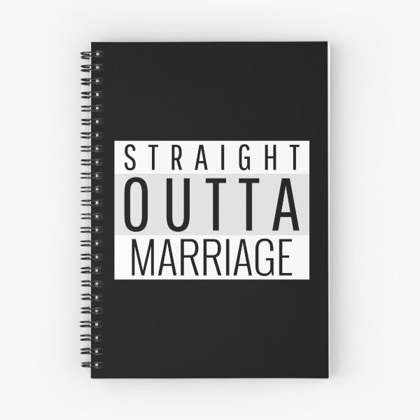 Item preview, Straight Outta Marriage 01 White Text designed and sold by TWMBDesigns.