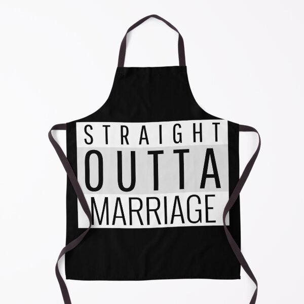 Item preview, Straight Outta Marriage 01 White Text designed and sold by TWMBDesigns.