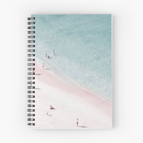 Item preview, Beach love - Aerial Pink Beach - Ocean - Sea Photography by Ingrid Beddoes designed and sold by Ingrid Beddoes Photography.