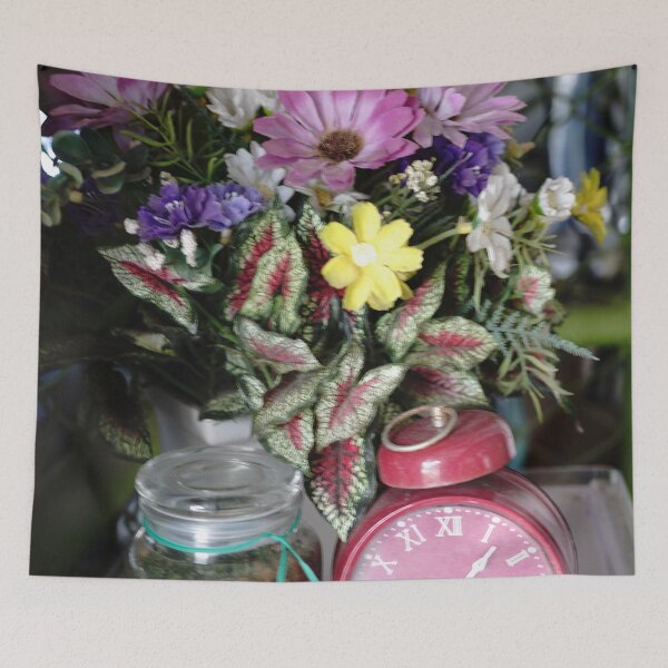 Item preview, Flower and clock designed and sold by pracha.