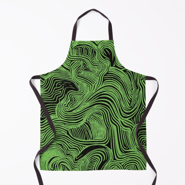 Item preview, Waves, Geometric Design, In Green designed and sold by I-Desire.
