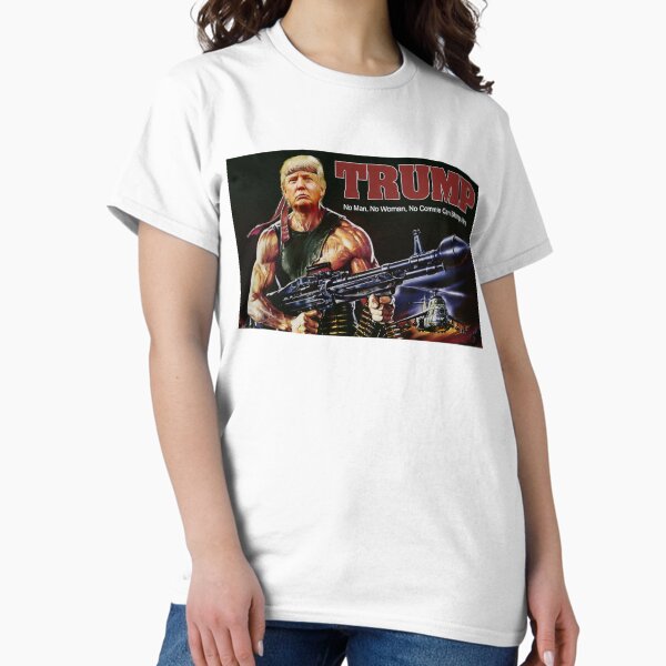 Vista previa del artículo con la obra «TRUMP RAMBO», diseñado y vendido por Porky-Pie.