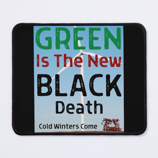Item preview, Green Is The New Black 01 White Text designed and sold by TWMBDesigns.