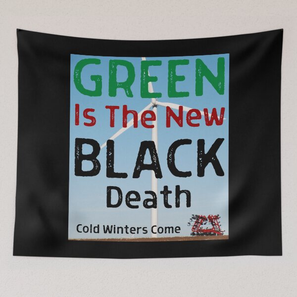 Item preview, Green Is The New Black 01 White Text designed and sold by TWMBDesigns.