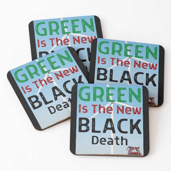 Item preview, Green Is The New Black 02 White Text designed and sold by TWMBDesigns.