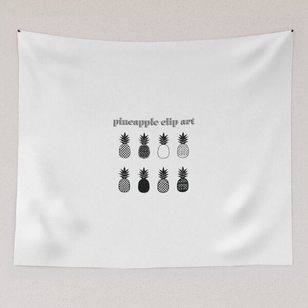 Item preview, nice pineapple clip art t-shirt designed and sold by phi11designer.