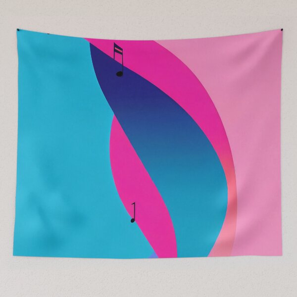 Item preview, The Surrealistic Sound Waves With Notes designed and sold by KOTOdesign.