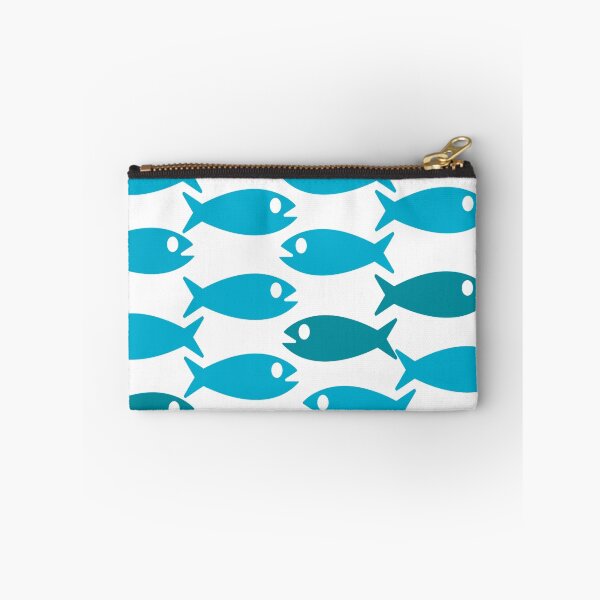 Item preview, Blue fish pattern designed and sold by sledgehammer.