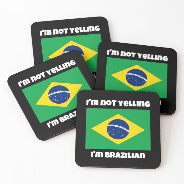 Item preview, IM NOT YELLING IM BRAZILIAN  designed and sold by ramjuniperenl.