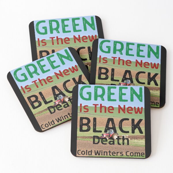 Item preview, Green Is The New Black 05 White Text designed and sold by TWMBDesigns.