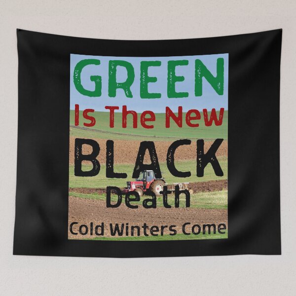 Item preview, Green Is The New Black 05 White Text designed and sold by TWMBDesigns.