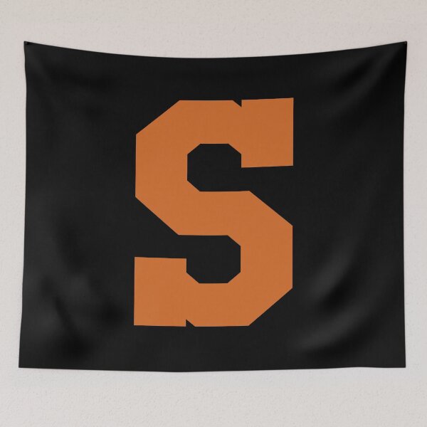 Item preview, Alphabet, Orange S, Sports letter S designed and sold by TheCultStuff.