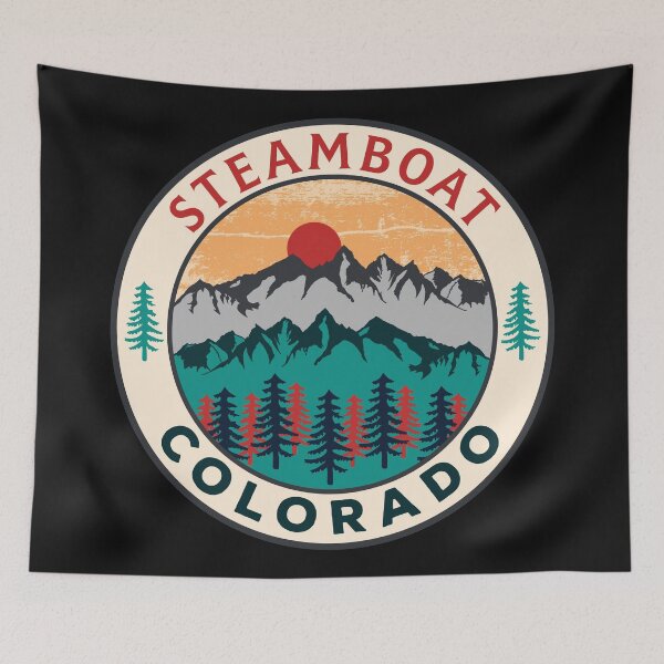 Item preview, Steamboat Colorado designed and sold by Road-tees.