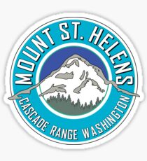 MOUNT SAINT HELENS WASHINGTON CASCADE RANGE ST 2 Sticker