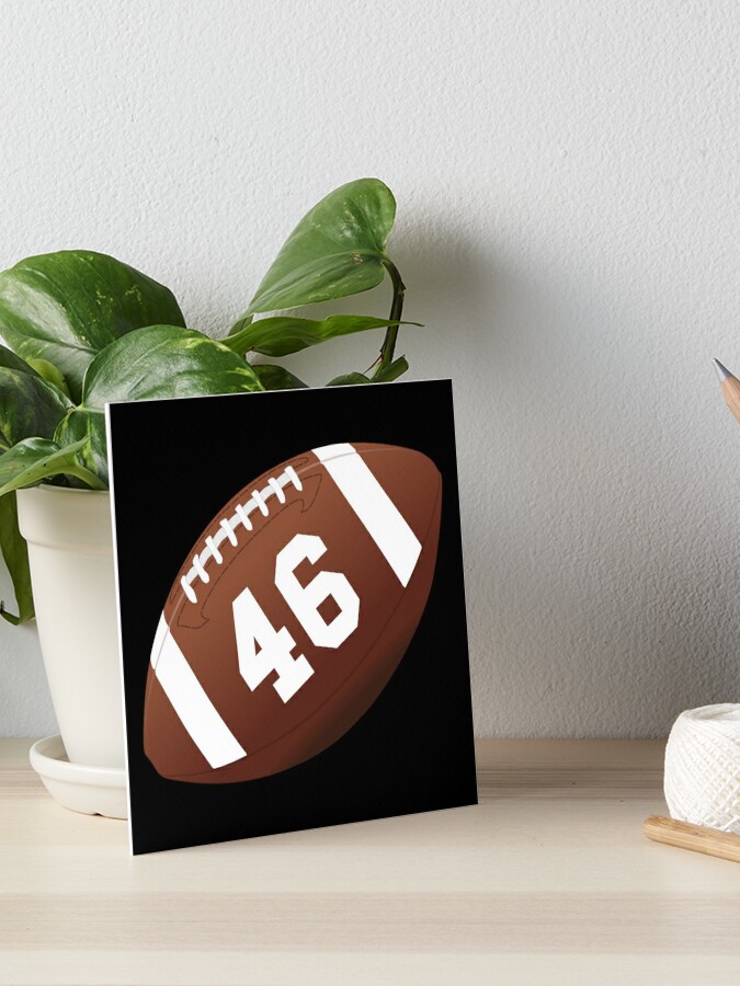 American football ball number 46, forty six | Sticker