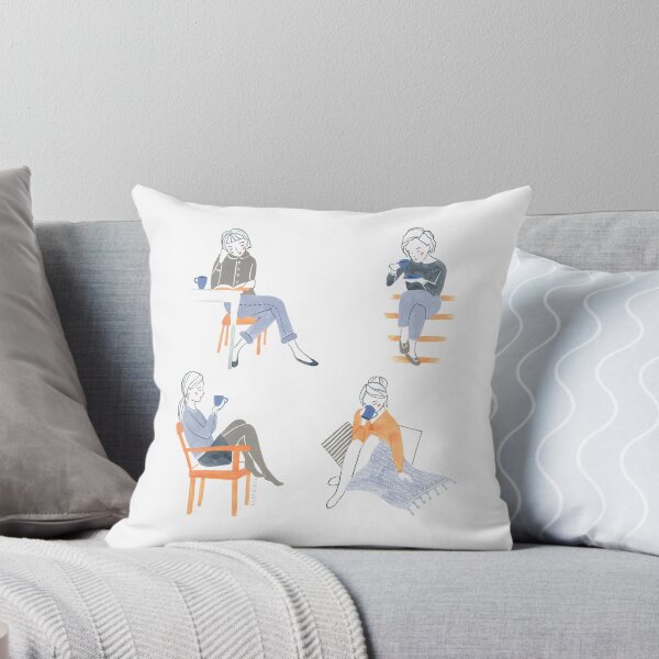 Item preview, Coffee + Tea Drinkers by Katy Bloss designed and sold by Katy Bloss.