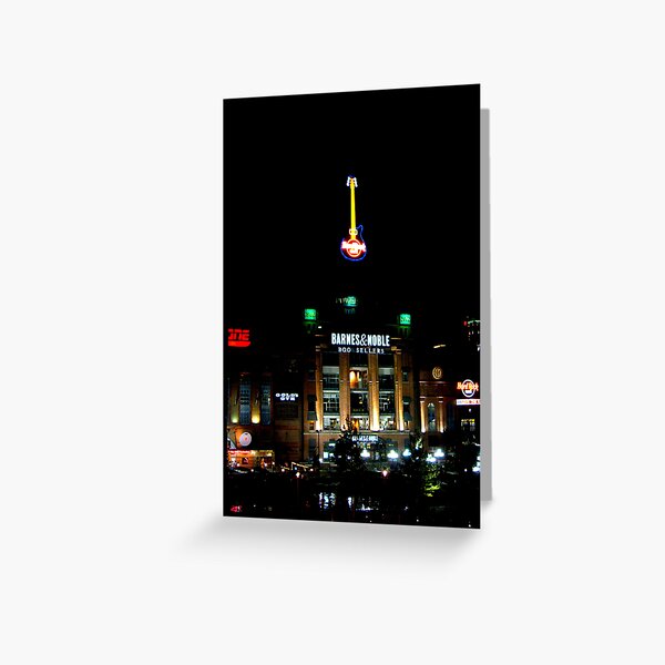 Barnes and Noble (night) Greeting Card