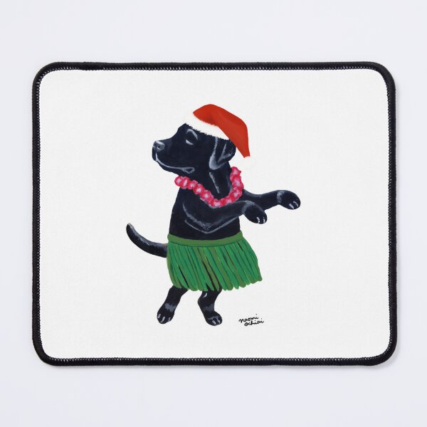 Item preview, Aloha Black Labrador Santa Christmas designed and sold by keralaleguic.
