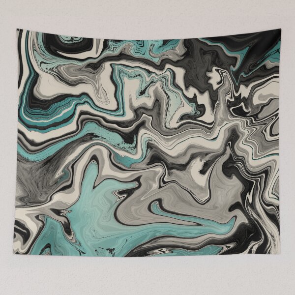 Item preview, Fluid Dreamy Bright Blue designed and sold by Quoppidou.
