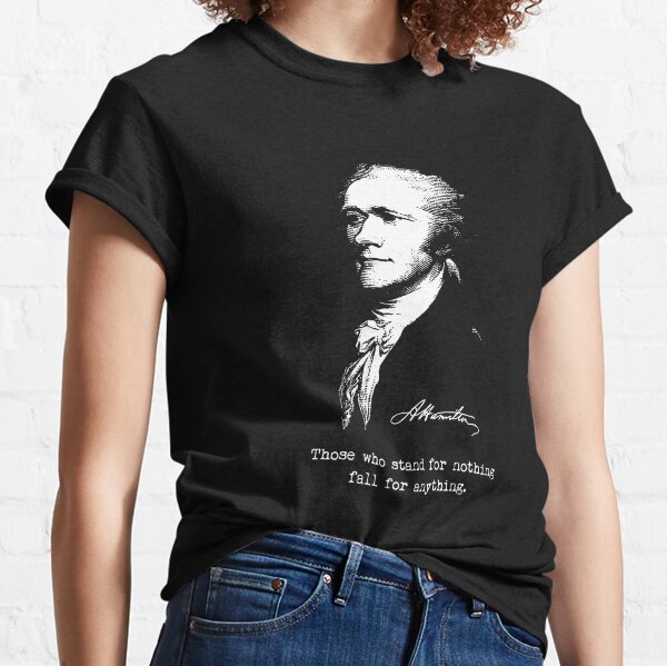 Alexander Hamilton Gifts - Hamilton Portrait Gift Ideas for American  History Teachers & Musical Theatre Lovers of Musicals Essential T-Shirt  for Sale by merkraht