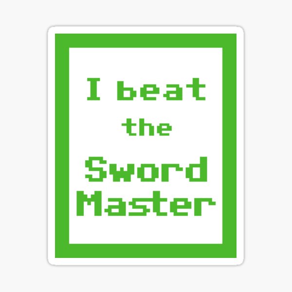 Item preview, I Beat the Sword Master - Monkey Island designed and sold by spegnilcomputer.