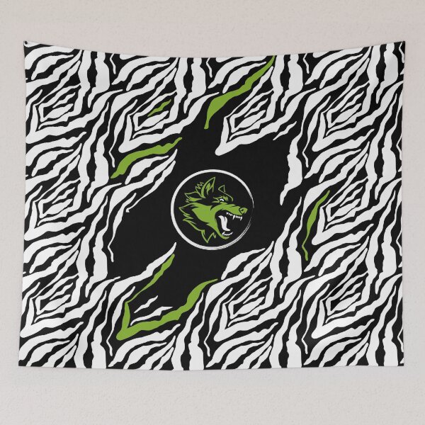 Item preview, GOWILD Seamless Wolf Design - black designed and sold by GOWILDstyle.