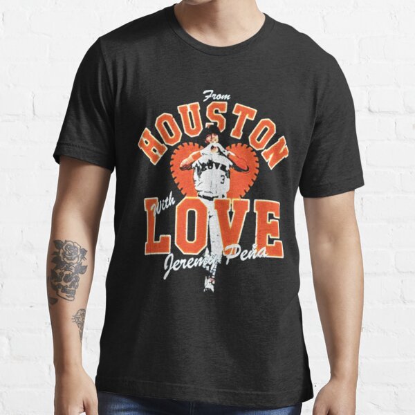 Jeremy Pena Houston Astros Men's Orange Roster Name & Number T-Shirt 