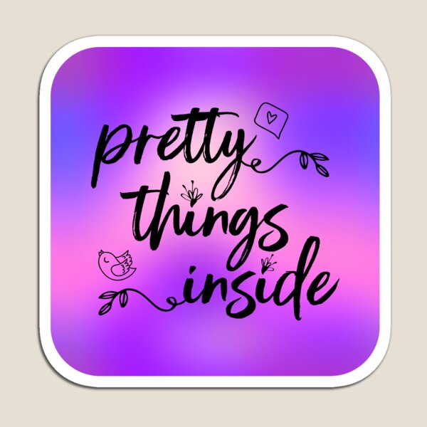Item preview, Pretty Things Inside - Small Business Packaging Label 17 designed and sold by Cawaiico.