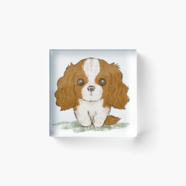 Item preview, Portrait of a Cavalier King Charles Spaniel designed and sold by Toru Sanogawa.