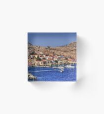 The Bay at Nimborio Acrylic Block