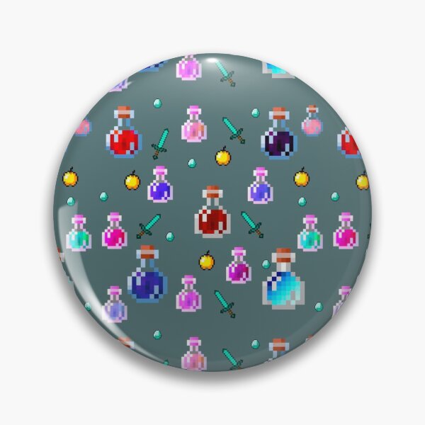 Item preview, Minecraft Potion Pattern designed and sold by STAYOKBRAND.